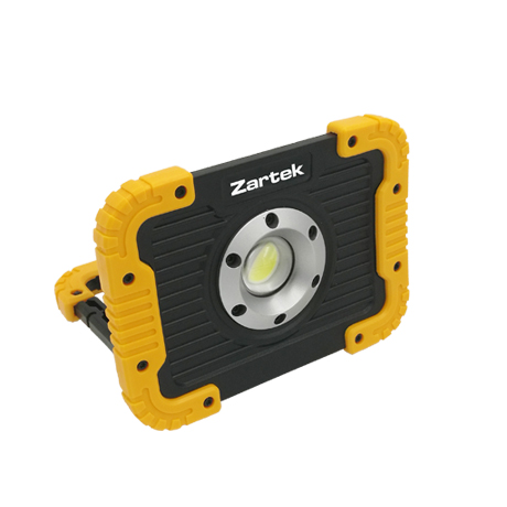 Zartek ZA-448 USB Rechargeable LED Worklight 10 Watt w Powerbank