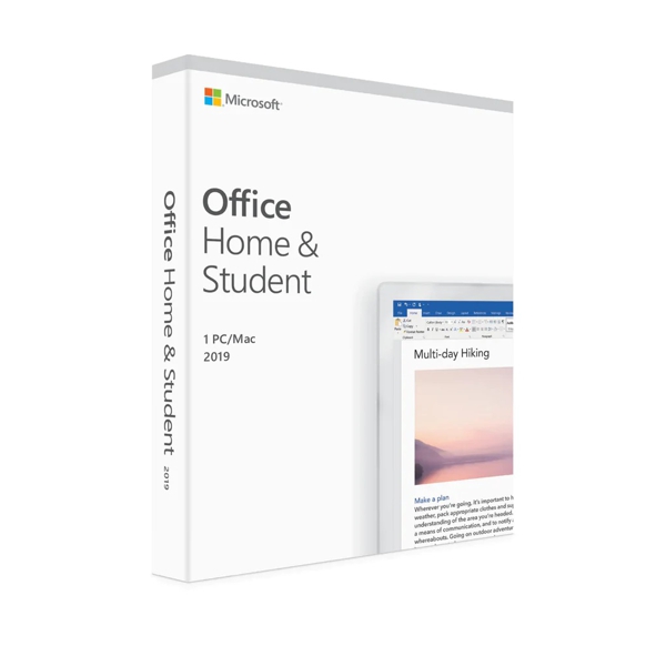 Microsoft Office Home and Student 2019 Medialess 1 License