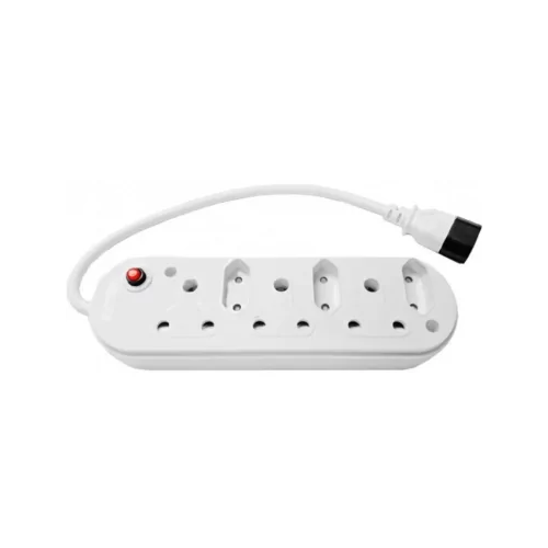 Acconet 6 Way Multiplug with 3x 16A SA and 3x 5A 2 Pin Sockets