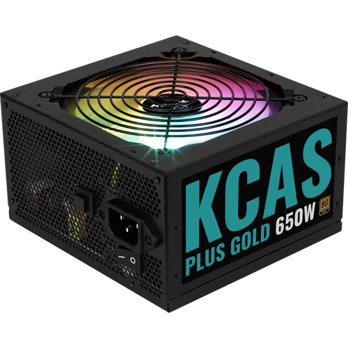 Aerocool KCAS PLUS GOLD 650W 80PLUS Gold ARGB Power Supply
