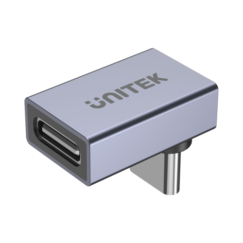 Unitek A1039GY | 240W 8K @60Hz USB4.0 90° Right Angled Adapter