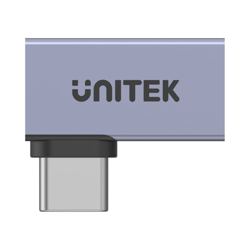 Unitek A1040GY | 240W 8K @60Hz USB4.0 90° L-Shape Angled Adapter