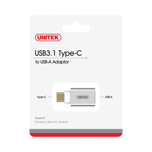 Unitek USB3.1 Type-C to USB-A Adaptor (Y-A025CGY)