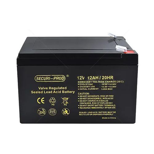 Securi-Prod 12V 12Ah SLA Battery