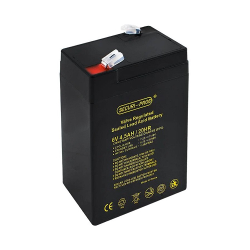 Securi-Prod 6V 4.5Ah SLA Battery