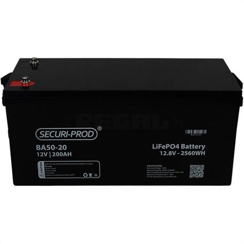 Securi-Prod 12V 200Ah Lithium LiFePO4 Battery