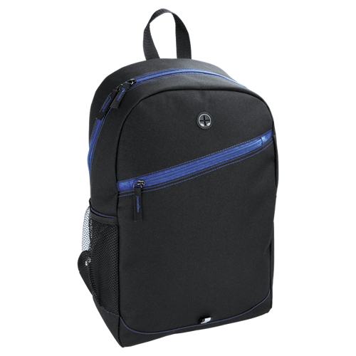 Backpack With Contrast Colour Diagonal Zip (BB0205)