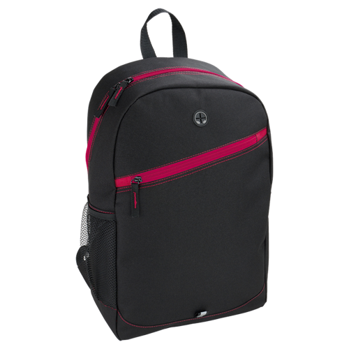 Backpack With Contrast Colour Diagonal Zip (BB0205)