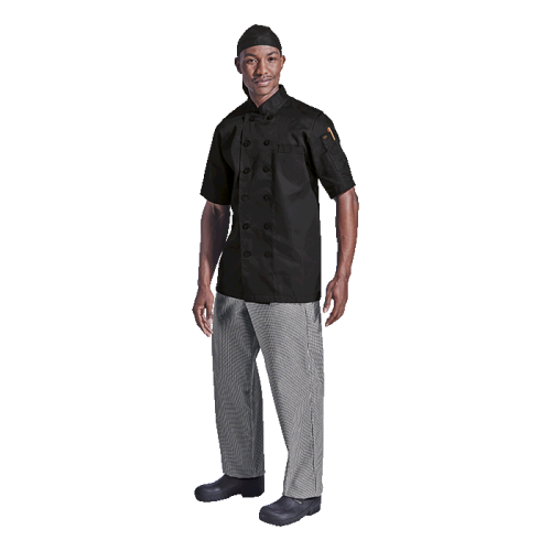 Barron Savona Short Sleeve Chef Jacket Mens (BC-SAV)