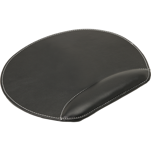 Leatherette Mouse Pad with Padded Rest