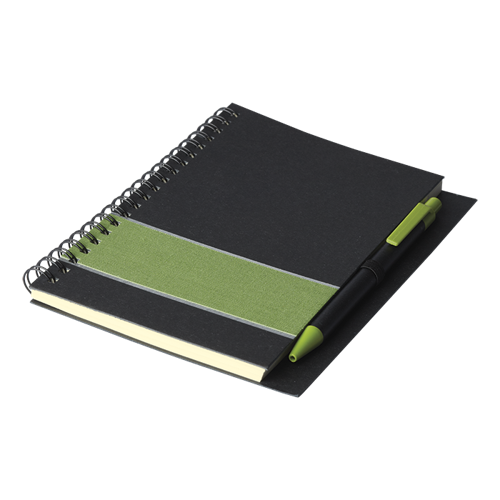 Coloured Stripe Notebook with Pen (GFT-07-FN)