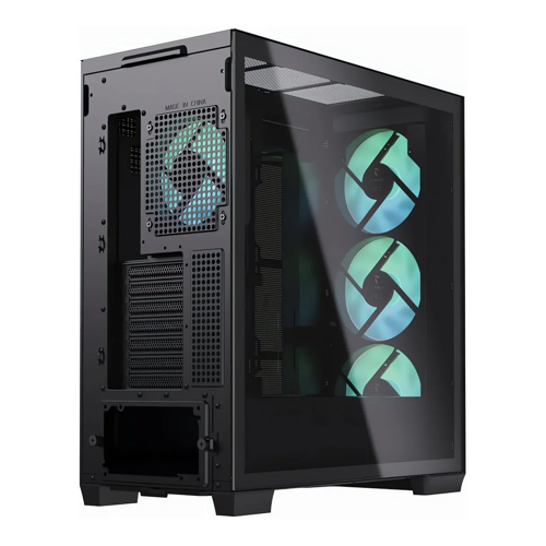 APNX C1-R Premium ATX Mid-Tower PC Case Black APCM-CR01243.11