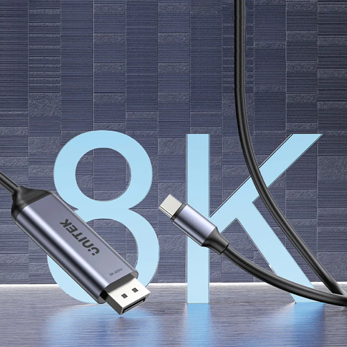 Unitek V1423D | 1.8m USB Type-C to 8K @60Hz DisplayPort