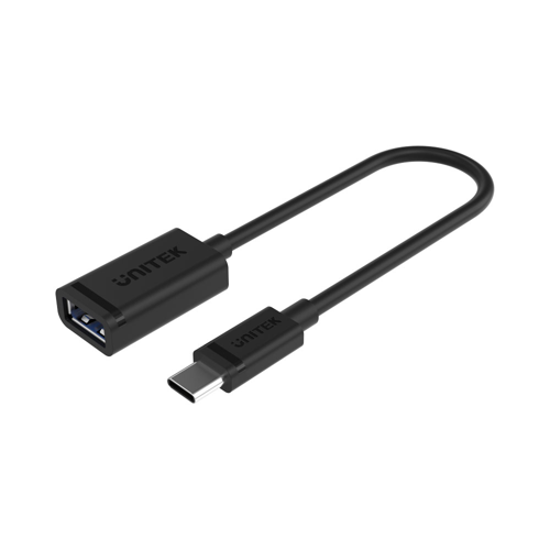 Unitek Y-C476BK | 20cm USB3.0 Type-C Male to Type-A Female Cable