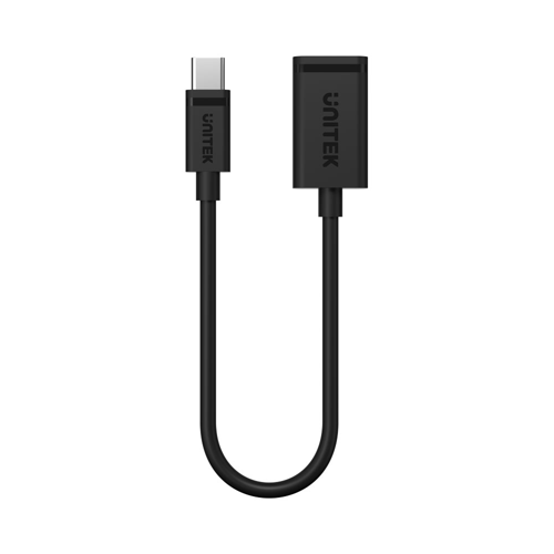 Unitek Y-C476BK | 20cm USB3.0 Type-C Male to Type-A Female Cable