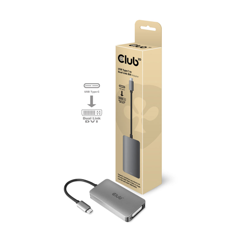 Club3D USB 3.1 Type-C to DVI-D Dual Link Active Adapter