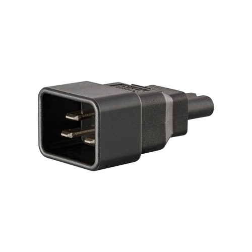 LinkQnet IEC C20 Male to Figure-8 Female Adapter