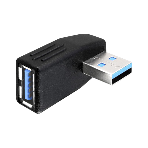 Delock Adapter USB3.0 Male-Female Angled 270° Horizontal (65342)