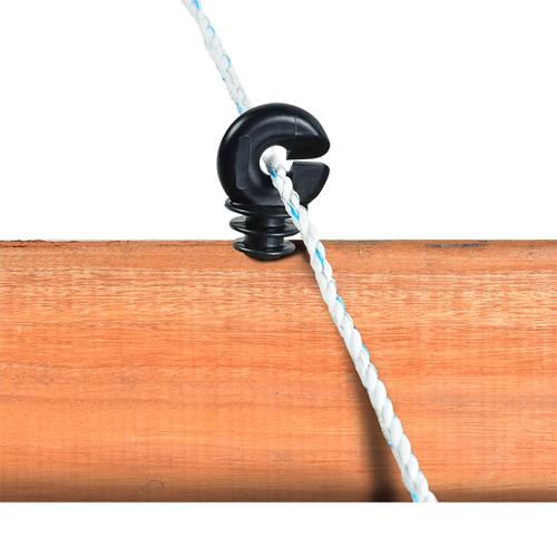 Nemtek Round Bar Insulator Black (EI-BRBB)