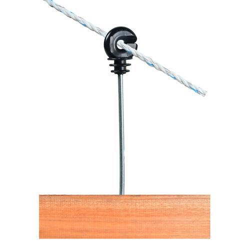 Nemtek Round Bar Insulator Black (EI-BRBB)