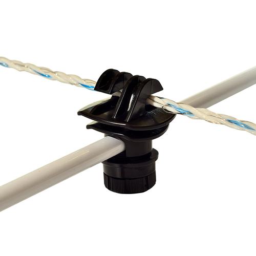 Nemtek Round Bar Insulator Black (EI-BRBB)