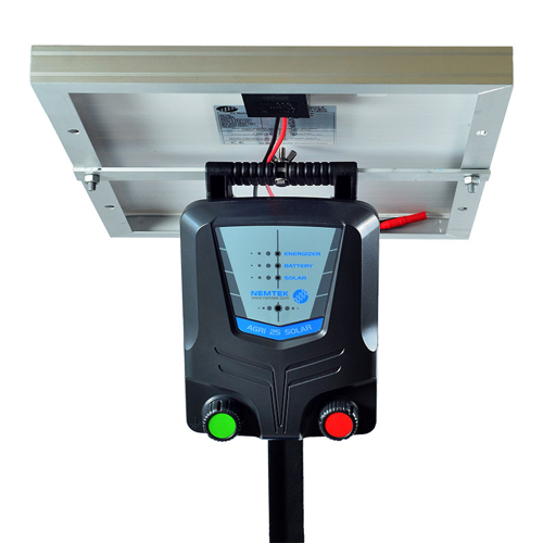 Nemtek Agri Energizer 25Km Portable Lithium with 30W Solar Panel