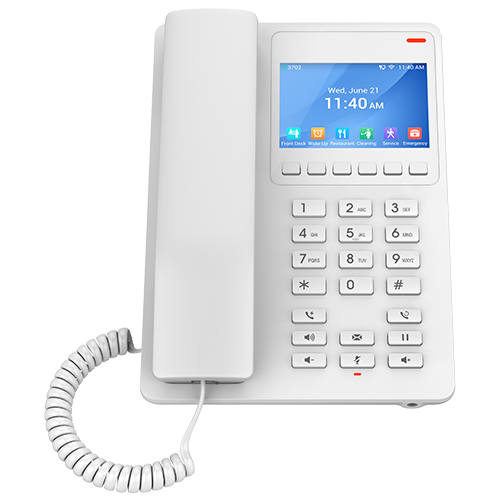 Grandstream GHP630 2 Line 3.5'' Color LCD Hotel Phone White Grandstream GHP630 2 Line 3.5'' Color LCD Hotel Phone White