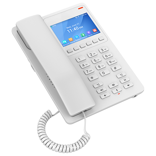 Grandstream GHP630W 2 Line 3.5'' Color LCD WiFi 6 Hotel Phone Grandstream GHP630W 2 Line 3.5'' Color LCD WiFi 6 Hotel Phone