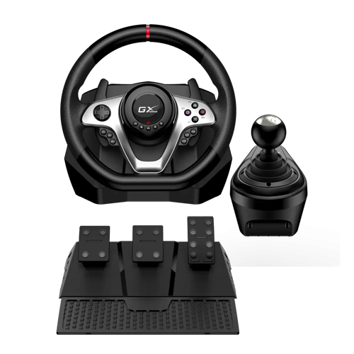 Genius SpeedMaster X1 900-270° Vibration Racing Wheel w/ Shifter