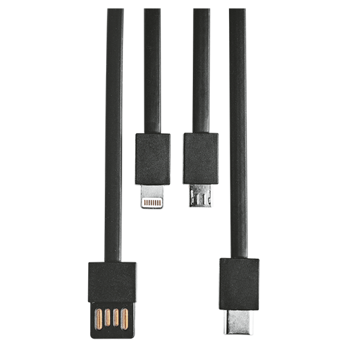 Indestruktible 10 000mAh Power Bank with charging cables Indestruktible 10 000mAh Power Bank with charging cables