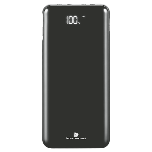 Indestruktible 10 000mAh Power Bank with charging cables