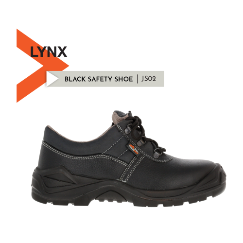 LYNX JS02R Safety Shoe STC PU/PU/SMS SRC (Black)