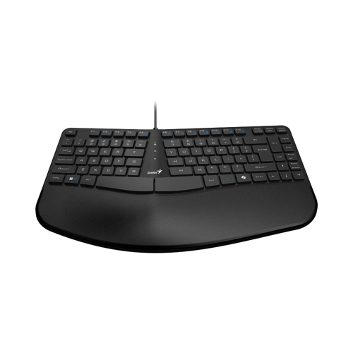 Genius KB-700 | Ergonomic 1.5m USB Keyboard with Palm Rest