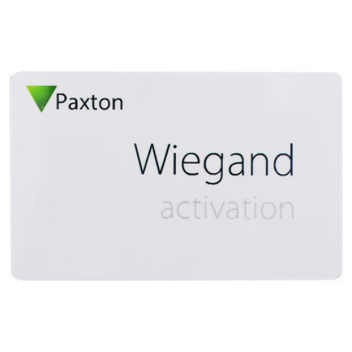 Paxton Net2 Cards - Weigand Activation with HID