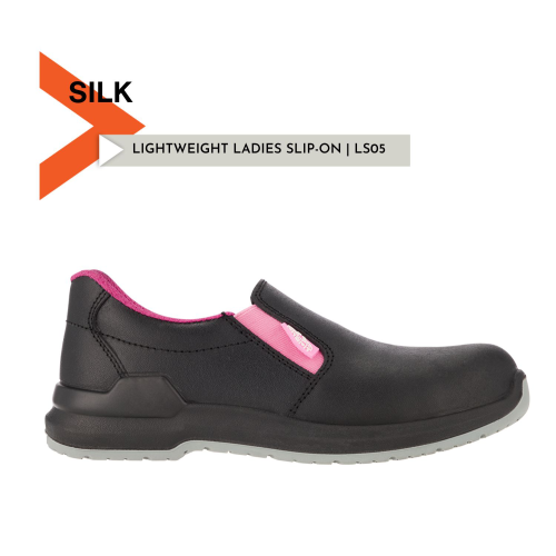 SILK LS05 Ladies Slip-on Safety Shoe STC PU/PU SRC
