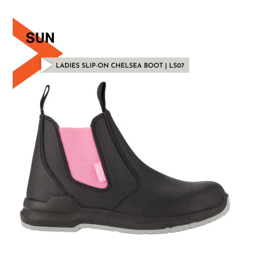 SUN LS07 Ladies Safety Shoe STC PU/PU SRC (Black)