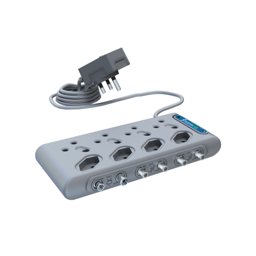 Clearline Protection Multiplug 4x16A 3-Pin & 4x2-Pin