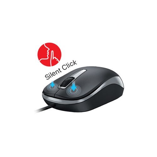 Genius DX-125S | 1.5m USB Silent Optical Mouse