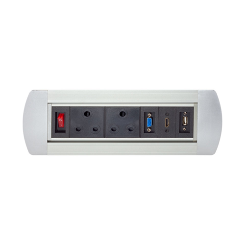 Lucktech Manual ’Flipping’ Desktop Socket