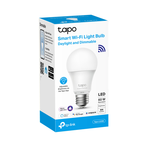 TP-Link Tapo L520E Smart Daylight & Dimmable WiFi Light Bulb
