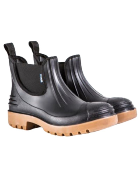 Wayne Men's Chelsea HD Gripper Black/Toffee Boots