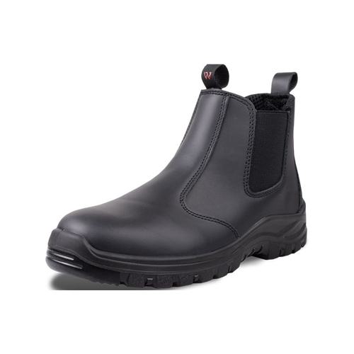 Wright Chelsea Black Smooth Safety Boot