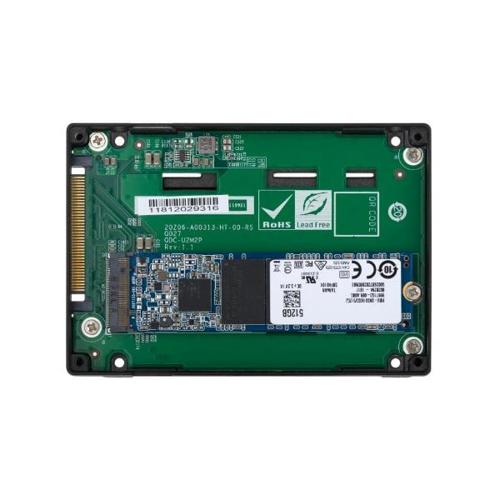 QNAP QDA storage drive enclosure SSD Black QDA-UMP