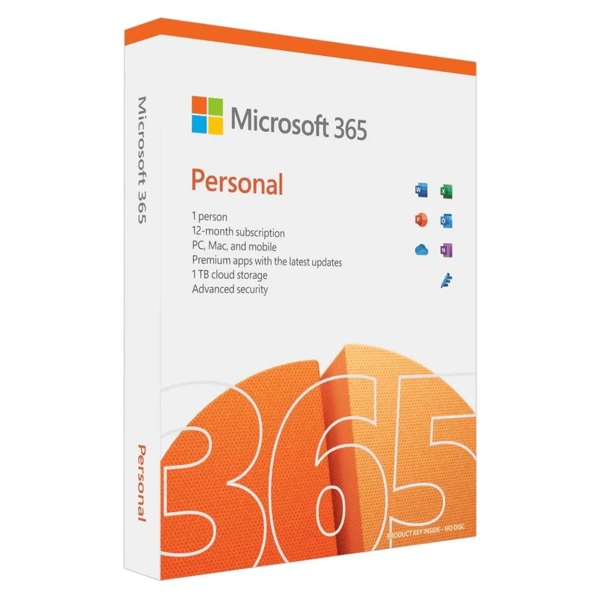 Microsoft 365 Personal PC Mac and Mobile 1-user (1 year)
