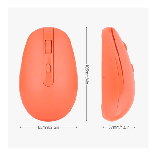Rii RM700 Soft Click Wireless Mouse RM700-ORN