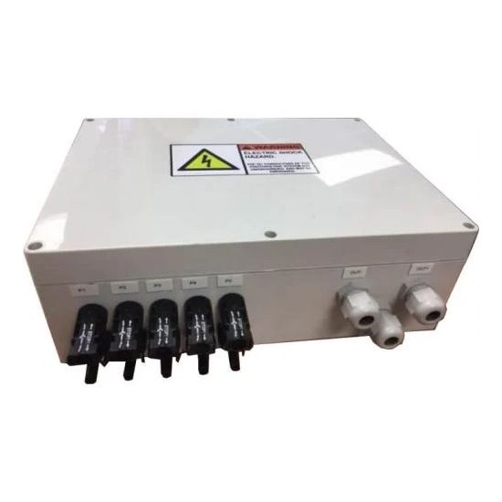 Mecer 6 PV String Combiner Box w/ Surge Protection (max 150V dc)