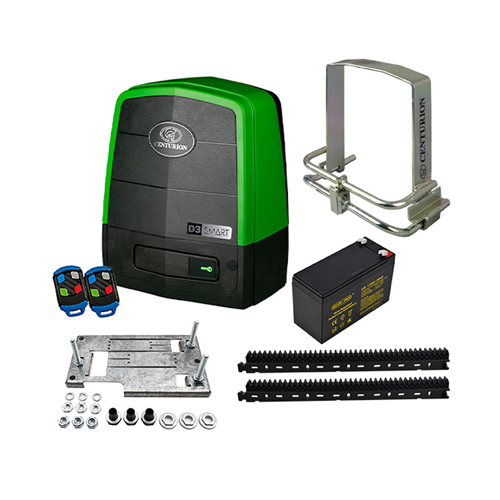 Centurion D3 SMART Gate Motor Full Kit Incl Base Rack Anti-Theft