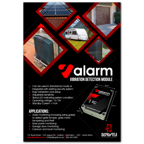 DISRUPTER VALARM Vibration Detection Module
