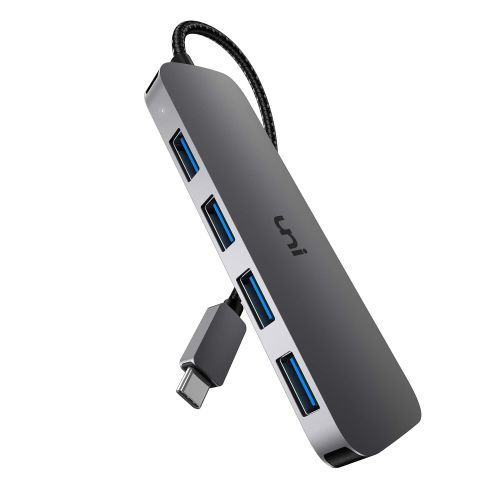 External USB3.0 Type A and Type C to 4 Port USB3.0 Type A Hub