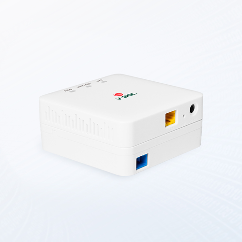 VSOL V2801SC Single Port xPON ONU with integrated fibre tray